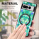 Google Pixel 7 Pro Colored Drawing Leather Back Cover Magsafe Phone Case - Rhombus Mandala