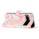 Google Pixel 7 Pro Colored Drawing Leather Phone Case - Pink Marble