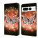 Google Pixel 7 Pro Crystal 3D Shockproof Protective Leather Phone Case - Crystal Butterfly