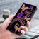 Google Pixel 7 Pro Crystal 3D Shockproof Protective Leather Phone Case - Purple Flower Butterfly