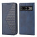 Google Pixel 7 Pro Cubic Grid Calf Texture Magnetic Closure Leather Phone Case - Blue