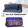 Google Pixel 7 Pro Cubic Grid Calf Texture Magnetic Closure Leather Phone Case - Blue