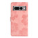 Google Pixel 7 Pro Flower Embossing Pattern Leather Phone Case - Pink