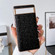 Google Pixel 7 Pro Genuine Leather Ostrich Texture Nano Electroplating Phone Case - Black