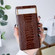 Google Pixel 7 Pro Genuine Leather Weilai Series Nano Electroplating Phone Case - Coffee