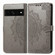 Google Pixel 7 Pro Mandala Flower Embossed Leather Phone Case - Gray