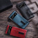 Google Pixel 7 Pro PC + Leather Texture Protective Phone Case with Metal Holder - Red