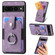 Google Pixel 7 Pro Retro Skin-feel Ring Card Wallet Phone Case - Purple