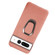 Google Pixel 7 Pro Ring Holder Honeycomb PU Skin Phone Case - Pink