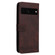 Google Pixel 7 Pro Skin Feel Life Tree Metal Button Leather Phone Case - Brown