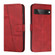 Google Pixel 7 Pro Stitching Calf Texture Buckle Leather Phone Case - Red