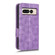 Google Pixel 7 Pro Symmetrical Triangle Leather Phone Case - Purple