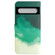 Google Pixel 7 Pro Watercolor Pattern Horizontal Flip Leather Phone Case - Cyan Green