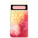 Google Pixel 7 Pro Watercolor Pattern Horizontal Flip Leather Phone Case - Spring Cherry