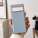 Google Pixel 7 Pro Waves Series Nano Electroplating Genuine Leather Phone Case - Blue