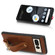 Google Pixel 7 Pro Wristband Leather Back Phone Case - Brown