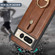 Google Pixel 7 Pro Wristband Leather Back Phone Case - Brown