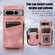 Google Pixel 7 Pro Zipper Card Bag Back Cover Phone Case - Pink