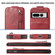 Google Pixel 7 Pro Zipper Wallet Vertical Flip Leather Phone Case - Rose Gold