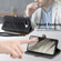 Google Pixel 8 Pro Geometric Zipper Wallet Side Buckle Leather Phone Case - Black Google Pixel 8 Pro Geometric Zipper Wallet Side Buckle Leather Phone Case - Black