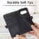 Google Pixel 8 Pro Geometric Zipper Wallet Side Buckle Leather Phone Case - Black Google Pixel 8 Pro Geometric Zipper Wallet Side Buckle Leather Phone Case - Black