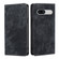 Google Pixel 7a RFID Anti-theft Brush Magnetic Leather Phone Case - Black