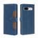 Google Pixel 7a Skin Feel Magnetic Buckle Leather Phone Case - Blue