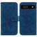 Google Pixel 7a Butterfly Rose Embossed Leather Phone Case - Blue