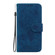 Google Pixel 7a Butterfly Rose Embossed Leather Phone Case - Blue