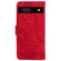 Google Pixel 7a Tiger Embossing Pattern Flip Leather Phone Case - Red Google Pixel 7a Tiger Embossing Pattern Flip Leather Phone Case - Red