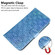 Google Pixel 7a Colorful Magnetic Buckle Leather Phone Case - Blue