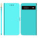 Google Pixel 7a Imitated Mirror Surface Flip Leather Phone Case - Mint Green
