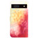 Google Pixel 7a Watercolor Pattern Flip Leather Phone Case - Spring Cherry
