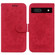 Google Pixel 7a Butterfly Rose Embossed Leather Phone Case - Red