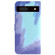 Google Pixel 7a Watercolor Pattern Flip Leather Phone Case - Winter Snow