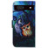 Google Pixel 7a Coloured Drawing Flip Leather Phone Case - Oil Painting Owl