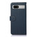 Google Pixel 7a KHAZNEH Litchi Texture Leather RFID Phone Case - Blue