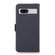 Google Pixel 7A KHAZNEH Side-Magnetic Litchi Genuine Leather RFID Phone Case - Blue