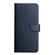 Google Pixel 7a HT02 Genuine Leather Fingerprint-proof Flip Phone Case - Blue
