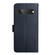 Google Pixel 7a HT02 Genuine Leather Fingerprint-proof Flip Phone Case - Blue