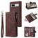 Google Pixel 7A Multifunctional Multi-Card Wallet Phone Leather Case - Coffee