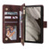 Google Pixel 7A Multifunctional Multi-Card Wallet Phone Leather Case - Coffee
