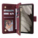Google Pixel 7A Multifunctional Multi-Card Wallet Phone Leather Case - Wine Red Google Pixel 7A Multifunctional Multi-Card Wallet Phone Leather Case - Wine Red