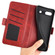 Google Pixel 7a Dual-side Magnetic Buckle Leather Phone Case - Red