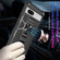 Google Pixel 7a Shockproof TPU + PC Magnetic Phone Case with Holder - Black