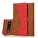 Google Pixel 7a Dual-color Stitching Leather Phone Case - Brown Red