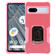 Google Pixel 7a Non-slip Shockproof Armor Phone Case with Ring Holder - Pink