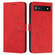 Google Pixel 7a Skin Feel Heart Pattern Leather Phone Case - Red