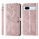 Google Pixel 7a Life Tree Embossing Pattern Flip Leather Phone Case - Rose Gold