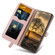 Google Pixel 7a Life Tree Embossing Pattern Flip Leather Phone Case - Rose Gold